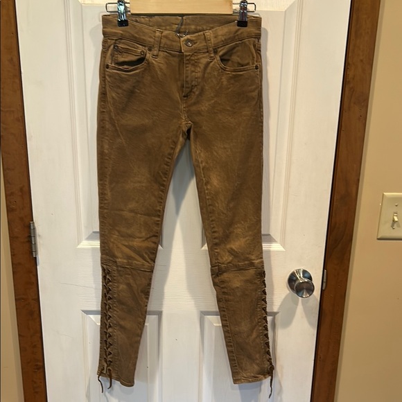 Polo by Ralph Lauren Skinny Tan Jeans Sleek Fit - Picture 1 of 7